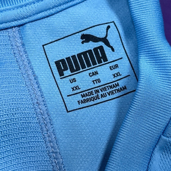 Puma Manchester City 2019-2020 Blue Home Soccer Jersey Mens 2XL - Picture 4 of 11